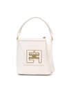 Elisabetta Franchi Logo Satchel In Butter