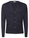 John Smedley Petworth Merino Wool Cardigan In Midnight