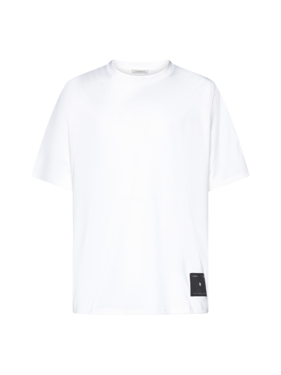 Low Brand Logo-patch Short-sleeve T-shirt In White