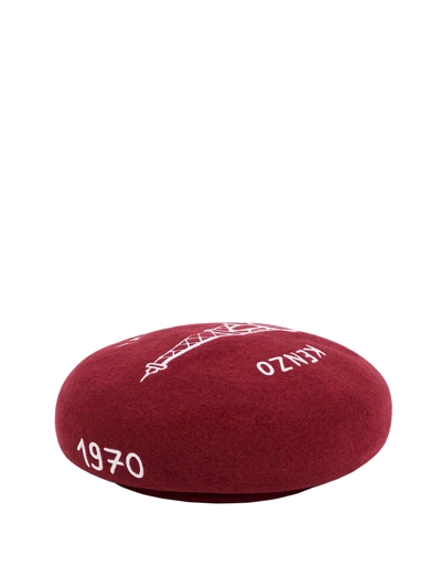 Kenzo Beret In Red