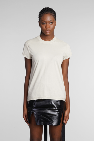 Drkshdw Small Level T T-shirt In Beige Cotton