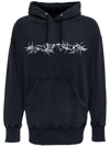 GIVENCHY BARBED WIRE OVERSIZED HOODIE