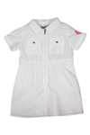 MONCLER DRESS WITH FRONT ZIP CLOSURE WITH ELASTIC WAIST