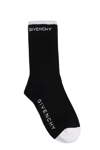 GIVENCHY SOCKS IN BLACK COTTON