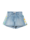 Pucci Denim Shorts Girl In Light Blue