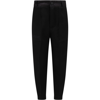 MONCLER BLACK TROUSERS FOR BOY WITH ICONIC PATCH