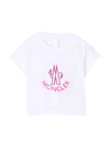 MONCLER WHITE T-SHIRT BABY UNISEX