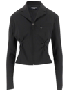 Jacquemus La Veste Tailored Wool Blend Jacket In Black
