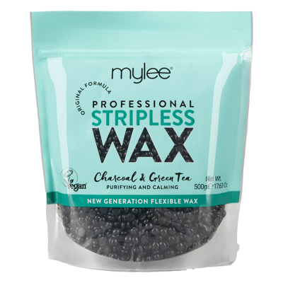 Mylee Charcoal And Green Tea Stripless Wax 500g