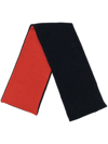 N•PEAL TWO-TONE CASHMERE SCARF