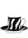 DOLCE & GABBANA ZEBRA ESPRESSO-SAUCER SET