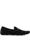 PHILIPP PLEIN MOCCASIN SUEDE LOAFERS