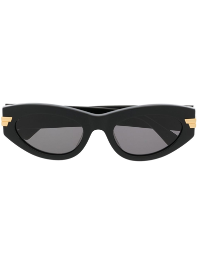 Bottega Veneta 53mm Cat Eye Sunglasses In Black