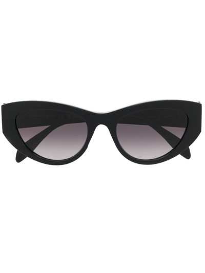 Alexander Mcqueen Logo-print Cat-eye Sunglasses