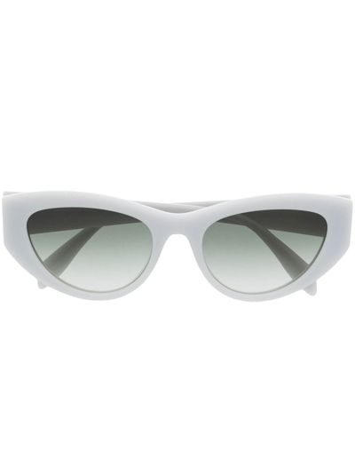 Alexander Mcqueen Square-frame Sunglasses In Green