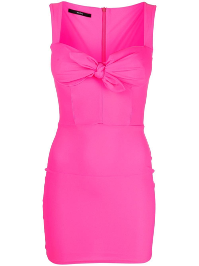 Alex Perry Orin Sweetheart-neck Mini Dress In Pink