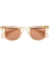 Jacques Marie Mage Two-tone Rectangle-frame Sunglasses In Nude