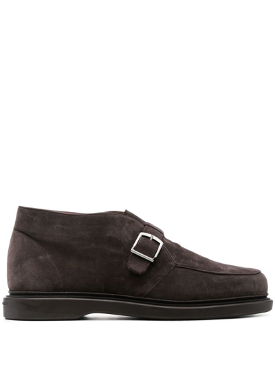 Fratelli Rossetti Suede Ankle Boots In Brown