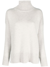 Kujten Ulla High-neck Cashmere Jumper In Nude