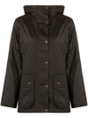 BARBOUR BUTTON-UP HOODED JACKET