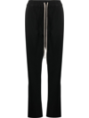 Rick Owens Drkshdw Drawstring Track Pants In Schwarz
