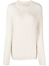 Gabriela Hearst Philippe Cashmere & Silk Knit Sweater In Ivory