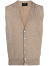 DELL'OGLIO CASHMERE V-NECK VEST