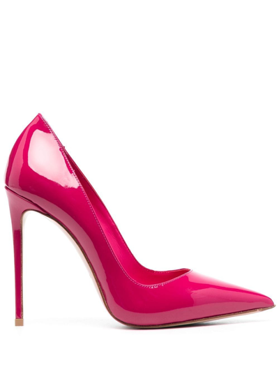 Le Silla 120mm Eva Patent Leather Pumps In Pink