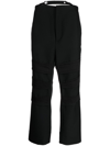 NAMACHEKO CONCEALED FRONT-FASTENING TROUSERS