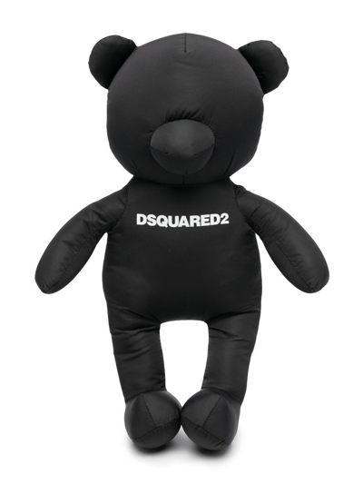 Dsquared2 Logo-print Teddy-bear In Black