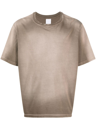 Alchemist Distressed Faded-effect T-shirt In Grey