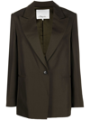 3.1 Phillip Lim Peak-lapel Single-breasted Blazer In Grün