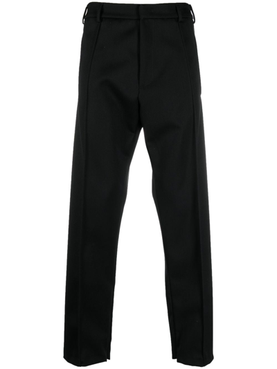 424 Tailored Straight-leg Trousers In Black