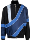 Ahluwalia Half-zip Track Pullover In Blau