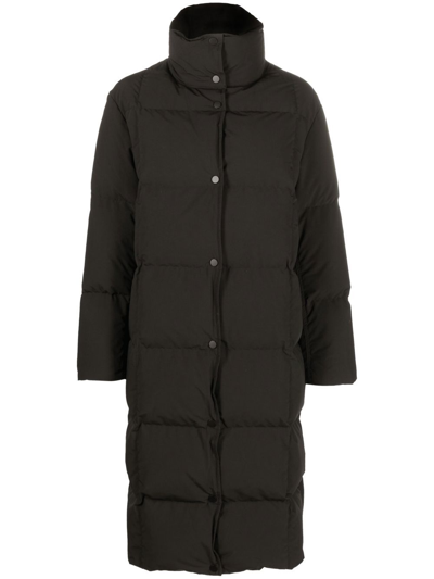 Stand Studio Oversized Padded Parka Coat In Black