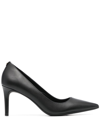 Michael Michael Kors 75mm Alina Pointed Pumps In Schwarz