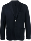 Harris Wharf London Virgin-wool Single-breasted Blazer In Blau