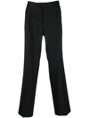 Sunflower Cropped Straight-leg Trousers In Schwarz