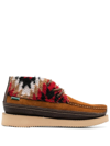 SEBAGO MIWAK AZTEC SUEDE ANKLE BOOTS