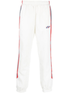 Casablanca Side-stripe Track Pants In Weiss