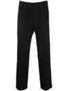 Issey Miyake Black Basics Trousers In Black