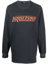 DSQUARED2 LOGO-PRINT LONG-SLEEVE SWEATSHIRT