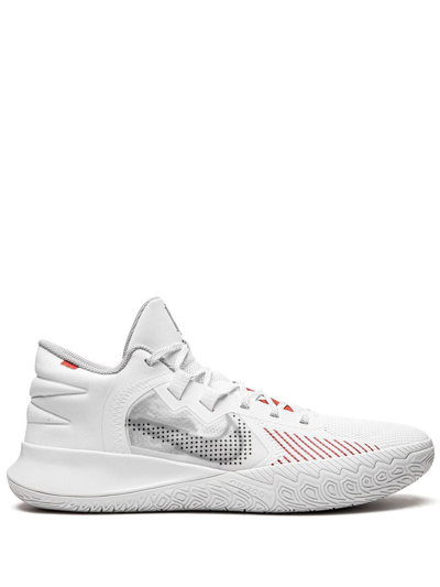 Nike Kyrie Flytrap 5 Sneakers In White/wolf Gray