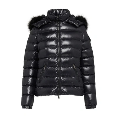 Moncler Badyf Hodded Puffer Jacket In Nero