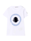 Moncler White T-shirt With Print In White