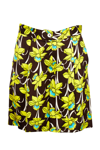 P.A.R.O.S.H VISCOSE SHORTS WITH FLOWER PATTERN