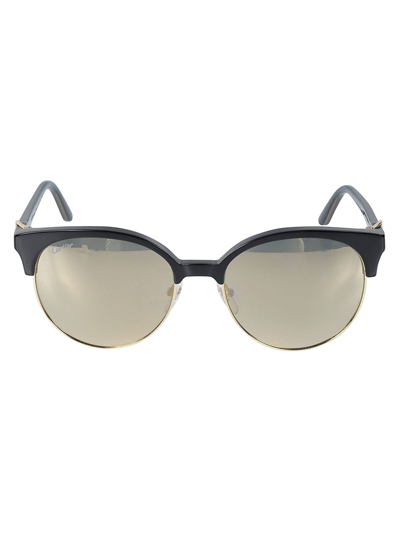 Cartier Clubmaster Style Sunglasses In Black