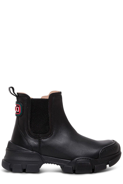 Gucci Kids' Logo Patched Boots