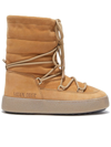 Moon Boot Ltrack Tan Suede Boots In Biscotto
