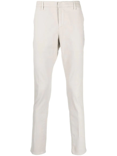 Dondup Grey Cotton Chinos